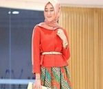 Pleated Batik Skirt Style