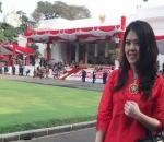 Tina Toon Antusias Ikut Upacara di Istana Negara