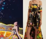 Gaun Floral Kedua Jennie di MV 'SOLO'