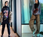 Gaya Sivia Azizah Cocok untuk Tampil Swag Meski Kenakan Hijab