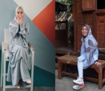 Dinda Kenakan Hijab Motif Kala Kenakan Gamis, Lesty Pilih Tampil Lebih Kasual