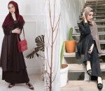 Serba Hitam, Zaskia dan Shireen Pilih Sentuhan Warna Hijab Beda