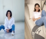 Sama-sama Pakai Baju Putih Dipadukan Celana Jeans, Yuni Beri Kesan Boyish Sedang Rossa Feminin