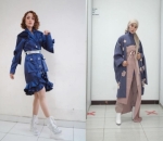 Sama-sama Imut dengan Biru, Siti Badriah Kenakan Gaun kalau Lesty Chic dengan Celana