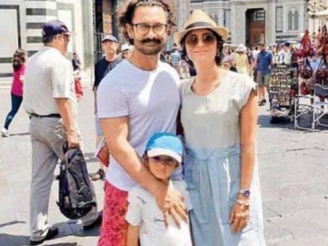 Aamir Khan Tampil Keren Bareng Istri & Anak di Italia, Netter Malah Salah Fokus