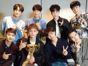 Di Tengah Mogok Massal, EXO Berhasil Raih Kemenangan Pertama 'Power' dari 'Show Champion'