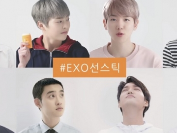EXO Asyik Bersantai Hingga Bermain Musik di Iklan Terbaru, Fans: Semuanya Ganteng Banget