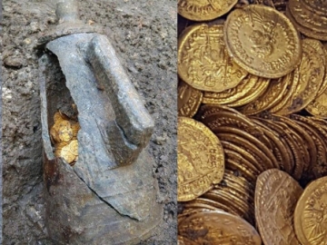 Tukang Bangunan Italia Temukan Ratusan Koin Emas Era Romawi di Bekas Bioskop