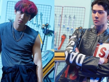 EXO Unggah Foto Baru Chanyeol & Sehun di Lokasi Syuting 'We Young', Fans Soroti Hal Ini
