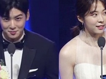 Cha Eun Woo dan Seo Eun Soo Menangkan Best New Actor-Actress di Korea Drama Awards 2018