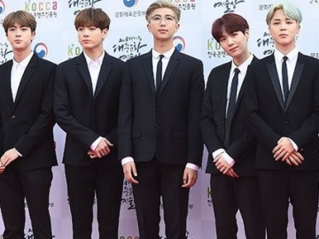Gantengnya Penampilan BTS di Red Carpet Korean Popular Culture & Arts Awards 2018' Buat Fans Takjub