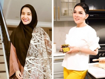 Zaskia Sungkar dan Syahrini Pose Gemas, Melly Goeslaw Mendadak 'Kesal'