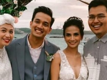  Gelar Pesta Resepsi Nikah Di Bali, Vanessa Angel Sebut Dirinya 'Cinderella'