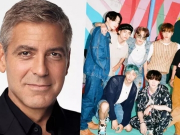 George Clooney Bacakan Lirik 'Dynamite' BTS dengan Serius, Fans Malah Dibuat Terhibur