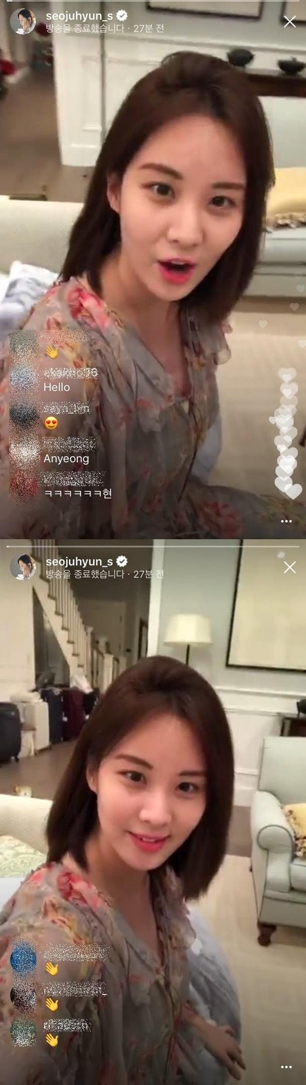 Seohyun Sapa Fans Lewat Instagram Live
