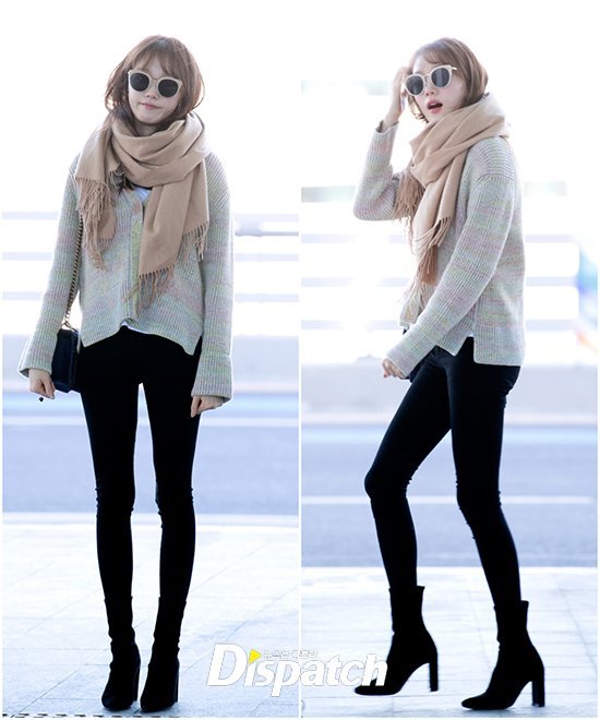 Cantiknya Penampilan Fashion Bandara Lee Sung Kyung