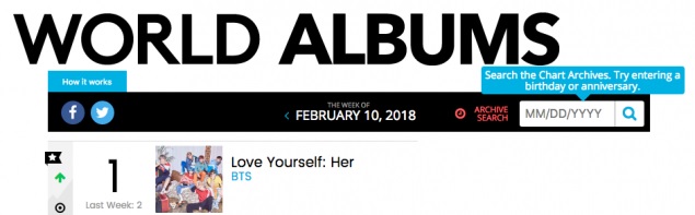\'Love Yourself: BTS\' Kembali Rajai Chart Album Dunia Billboard