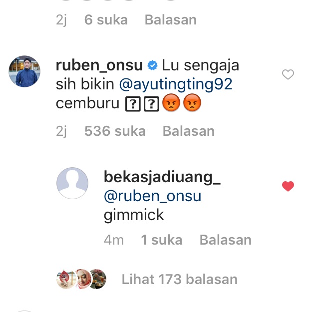 Komentar Ruben Onsu di Foto Mesra Ivan Gunawan dan Malisorn Mali