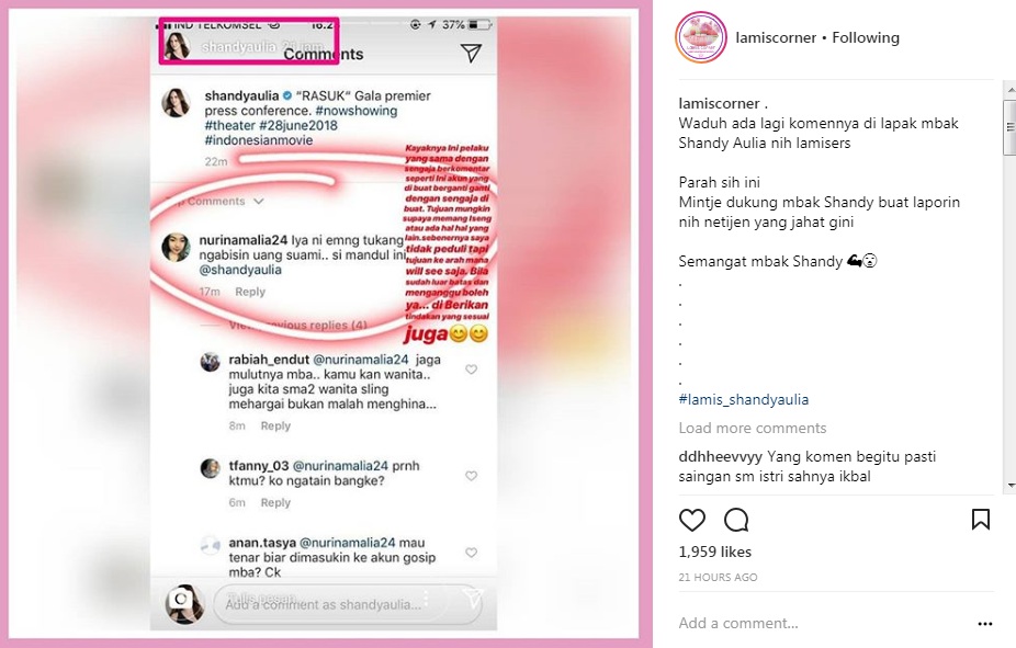 Tanggapan Tegas Shandy Aulia Terhadap Komentar Nyinyir Netizen