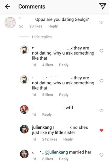 Jawaban Julien Kang Soal Rumor Hubungannya dengan Seulgi Red Velvet
