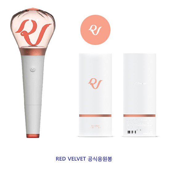 Desain Light Stick Resmi Red Velvet