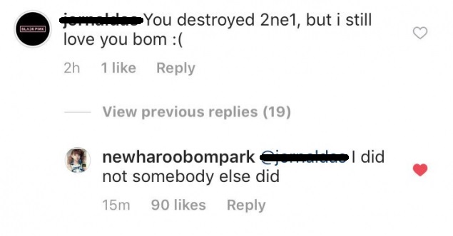 Tanggapan Park Bom