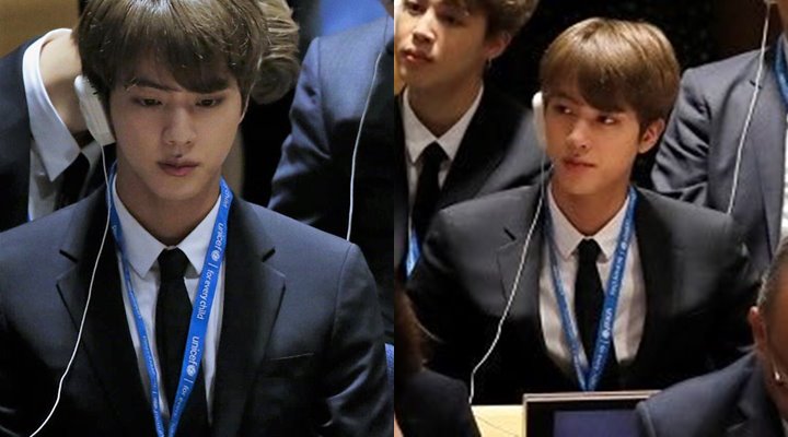 Pesona Visual Jin BTS di Majelis Umum PBB ke-73