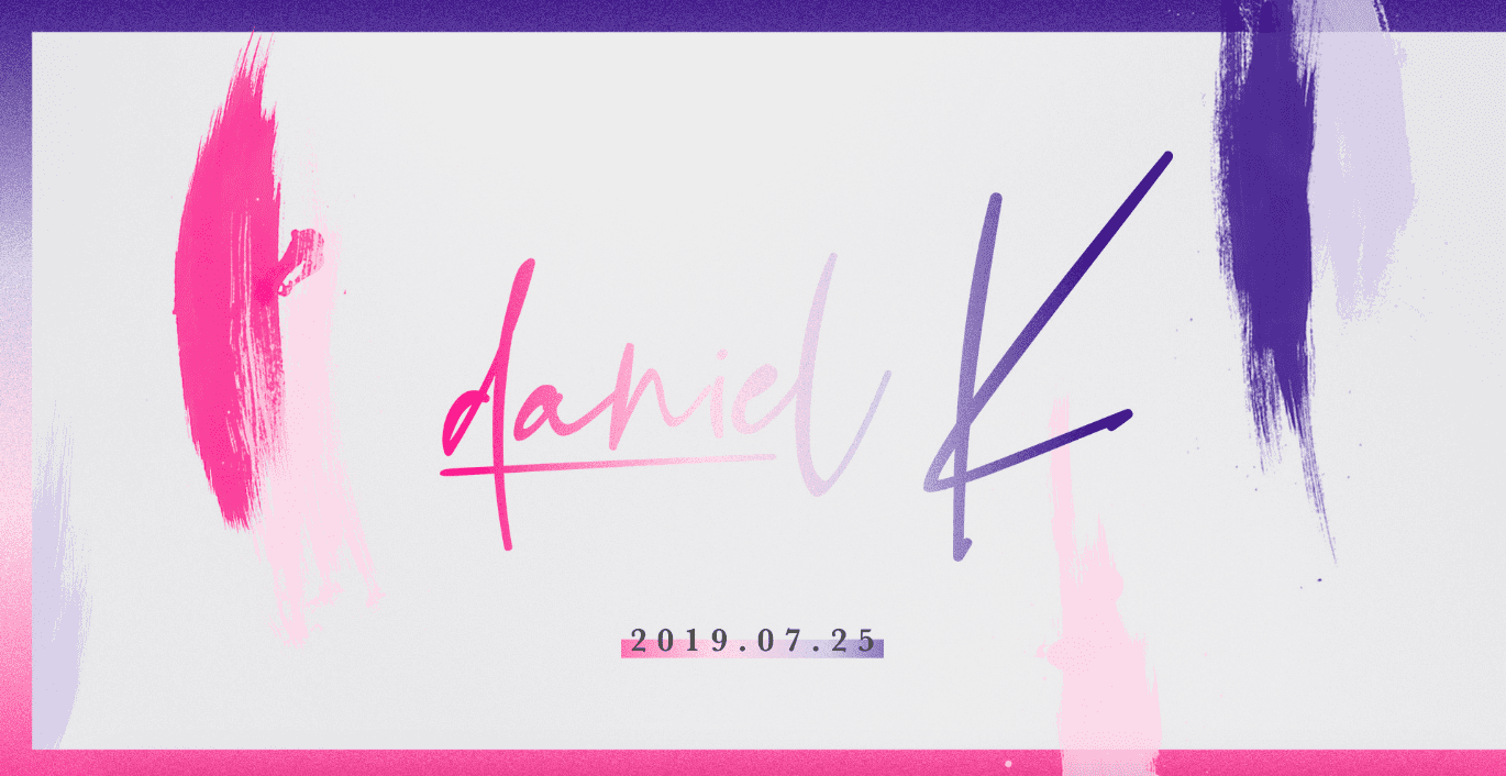Teaser perdana untuk debut solo Kang Daniel di akhir Juli