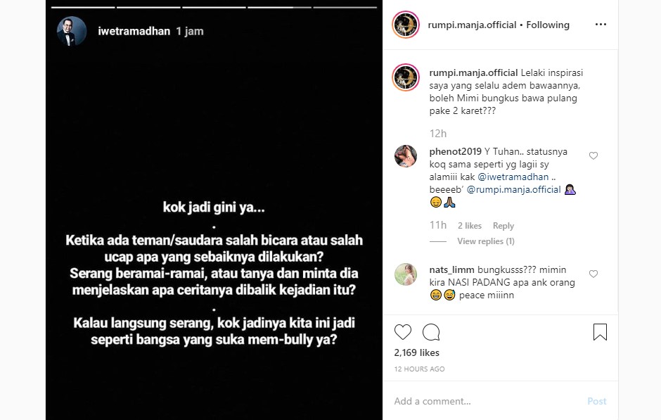 Iwet Ramadhan Sahabat Luna Maya Singgung Soal \'Bangsa Penghujat\', Bela Pengakuan Heboh Agnez Mo?