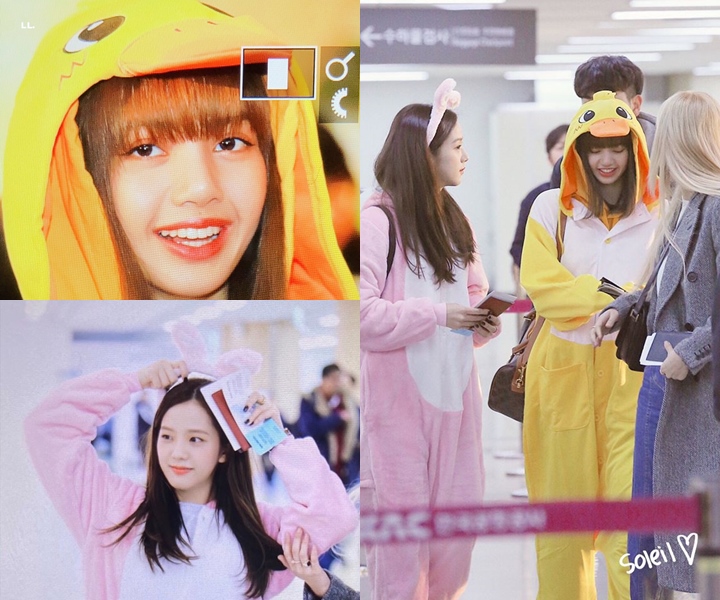 Pakai Kostum Unik Bak Hewan Lucu di Bandara, Jisoo dan Lisa BLACKPINK Sukses Curi Perhatian