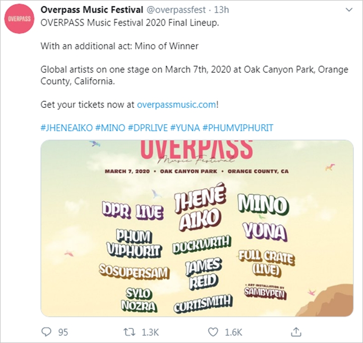 Mino Winner Bikin Fans Bangga Usai Dipastikan Bakal Tampil di Festival Musik Ternama di Amerika