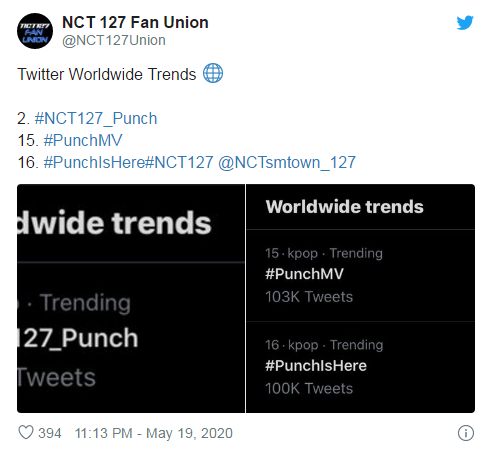 Comeback dengan MV ‘Punch’, NCT 127 Banjir Pujian Hingga Trending Tpopik Dunia