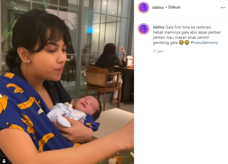 Vanessa Angel Ditegur Usai Ajak Baby Gala Sky Makan di Restoran, Jawaban Suami Malah Bikin Ngakak