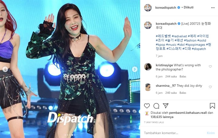 Abadikan Penampilan Red Velvet di \'Dream Concert-CONNECT:D\', Dispatch Kena Semprot Netter