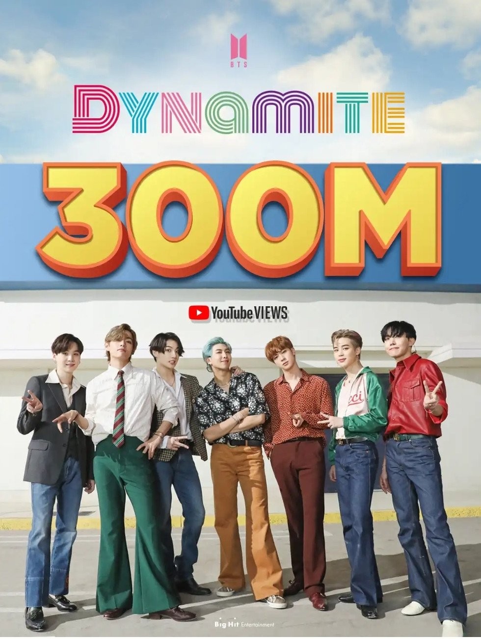 \'Dynamite\' BTS Sukses Jadi MV Paling Cepat Raih 300 Juta Viewers