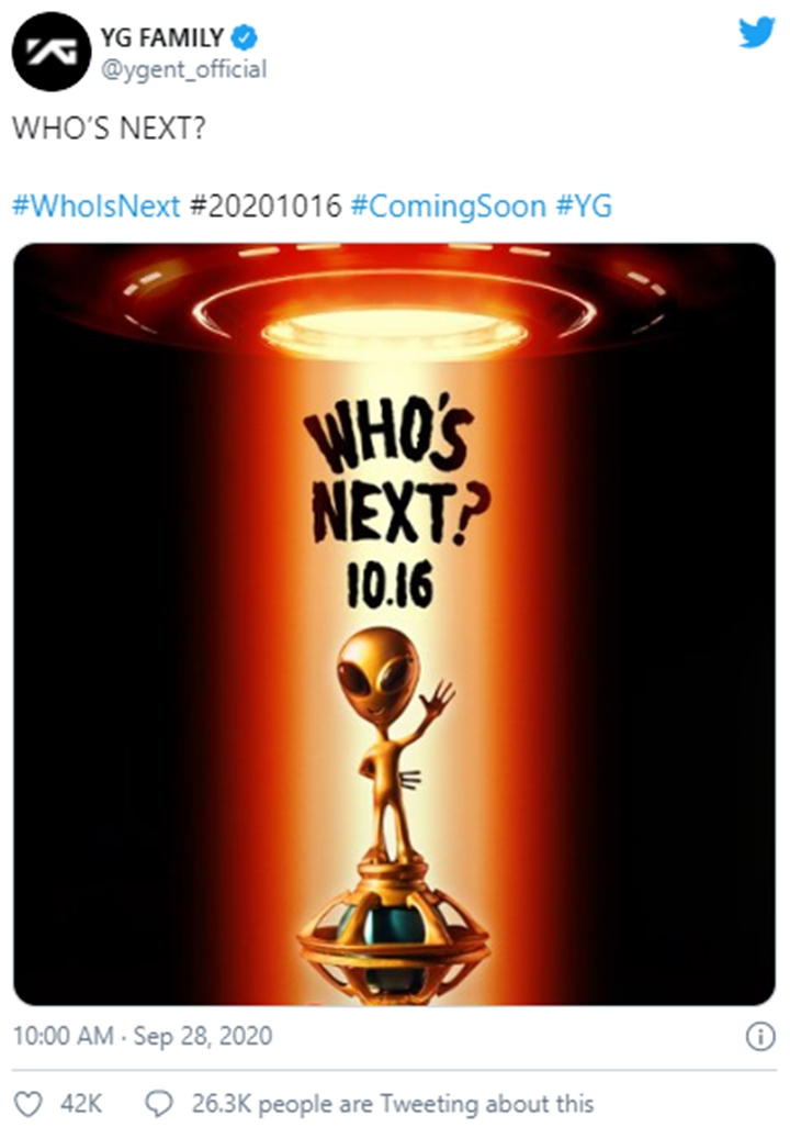 YG Entertainment Rilis Teaser Misterius, Kode Comeback Siapa?
