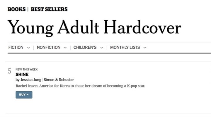 Debut Novel Jessica Sukses Masuk Daftar Buku Terlaris Versi New York Times