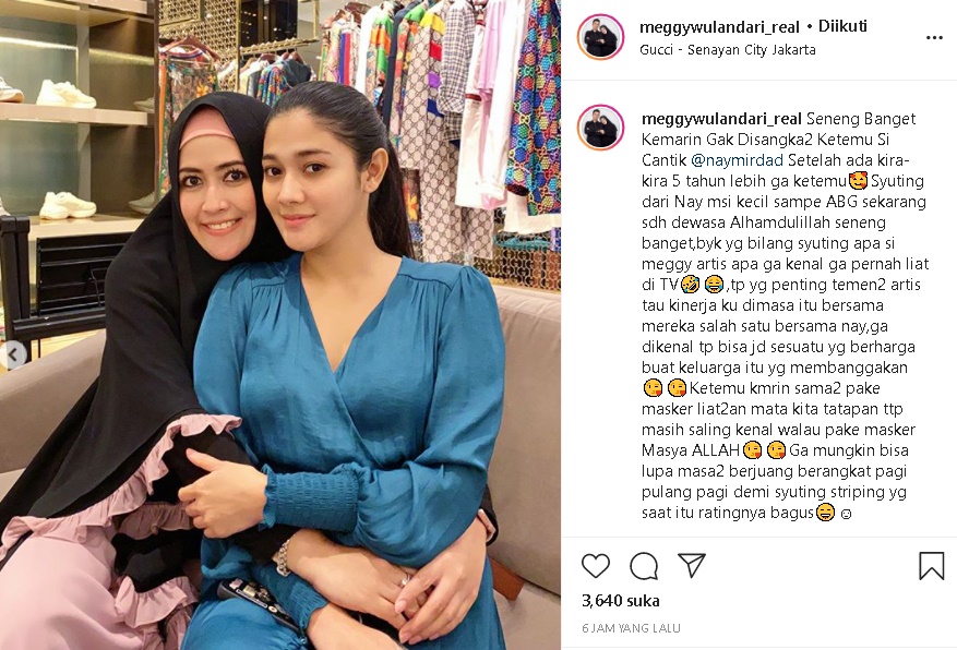 Unjuk Kedekatan dengan Naysilla Mirdad, Meggy Wulandari Balas Menohok Netter Julid Soal Popularitas