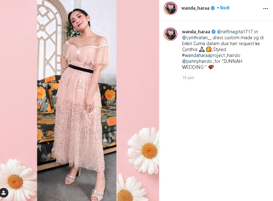 Cantiknya Bikin Kesengsem, Fakta Menarik Dress Nagita Slavina di Nikahan Sule Terkuak
