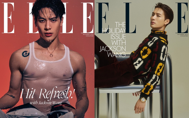 Jackson Wang Bikin Fans Histeris Usai Pose Basah-Basahan di Majalah ELLE Singapore