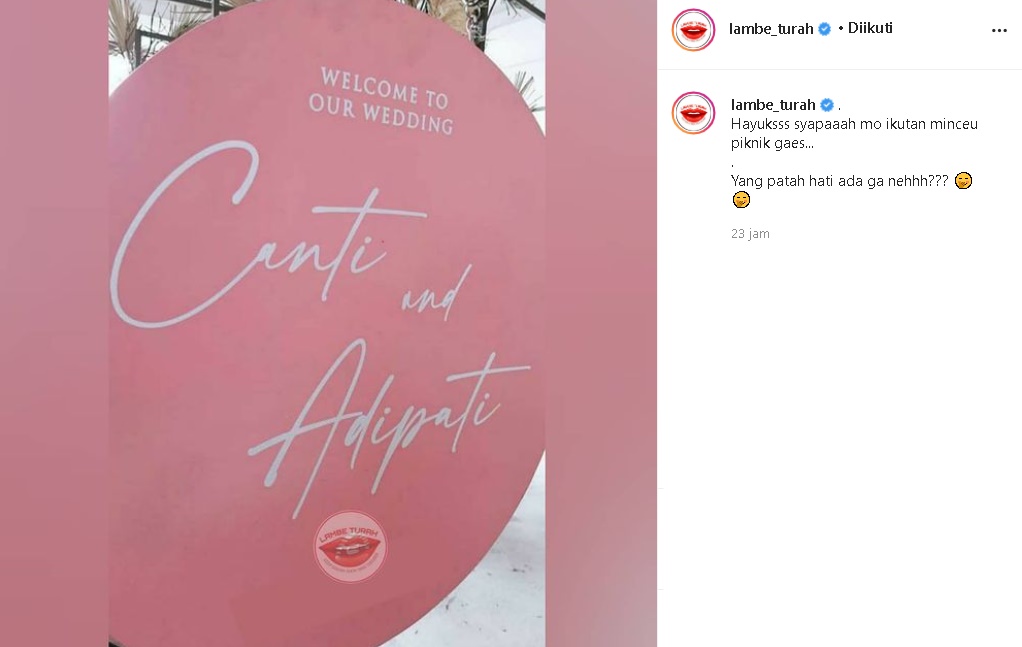 Adipati Dolken dan Canti Tachril Menikah Hari Ini, Fans: Sakit Tapi Bahagia
