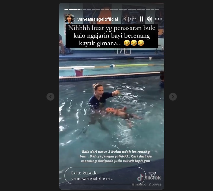 Ajari Anak Berenang Kena Julid Netizen, Vanessa Angel Tanggapi Menohok Lewat Fakta Ini