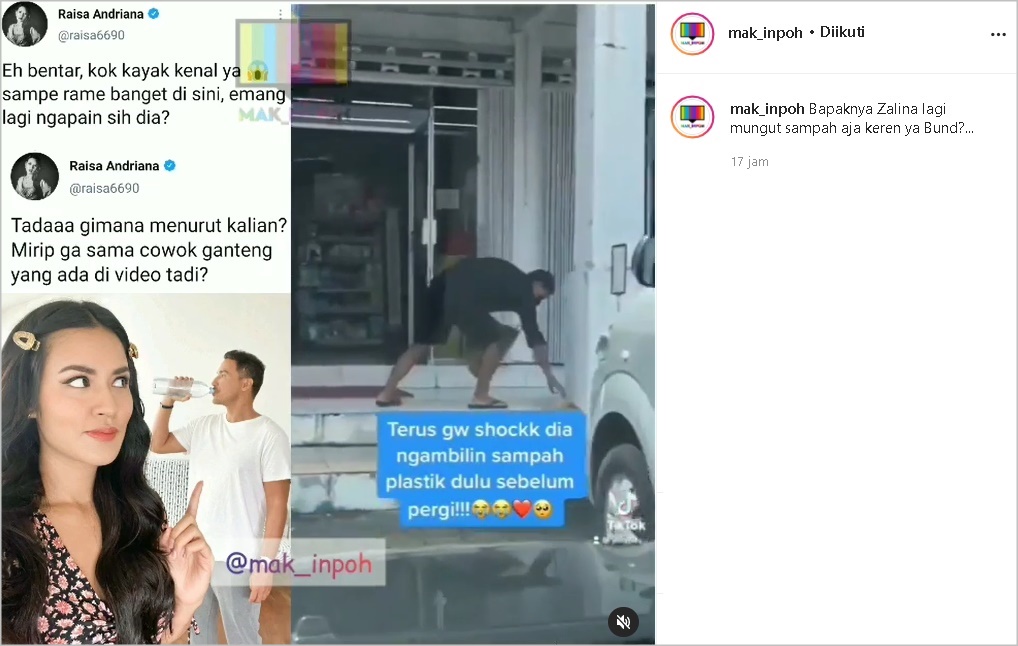 Raisa Tanggapi Video Candid Aksi Hamish Daud Punguti Sampah yang Viral, Balik Diserbu Reaksi Kocak