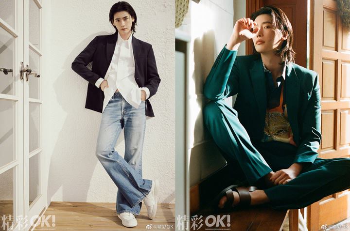 Lee Jong Suk terlihat tampil menawan dengan rambut gondrongnya kala melakukan pemotretan bersama dengan salah satu majalah Tiongkok ternama, yakni OK! Magazine