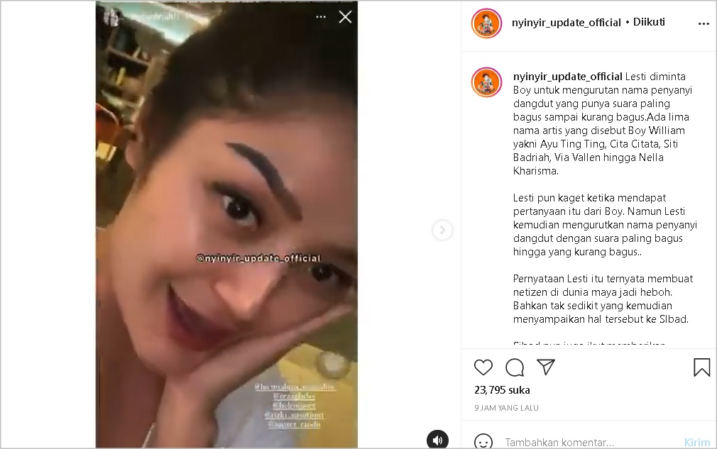 Diurutkan Lesti Kejora Sebagai Biduan Suara Paling Jelek, Siti Badriah Bereaksi Singgung Soal Rezeki