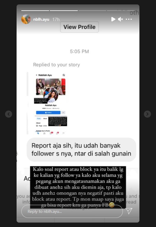 Foto dan Namanya Dicatut Akun Palsu di Facebook, Nabilah Eks JKT48 Langsung Syok