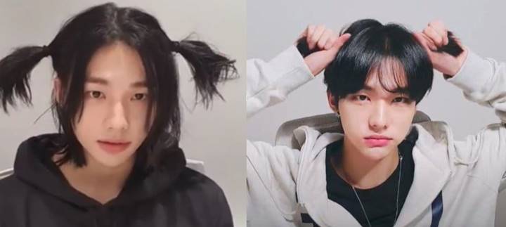 Potret Hyunjin Stray Kids kala gondrong dan potong rambut