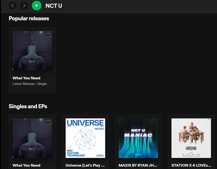 Akun Spotify milik NCT U diretas